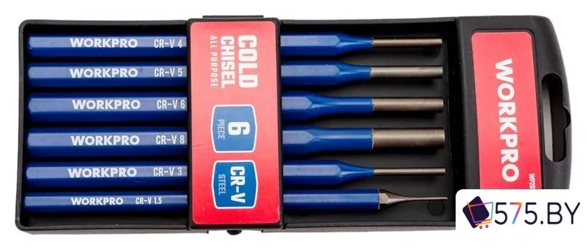 Набор выколоток Workpro WP201304 (6 предметов) в магазине 575.by