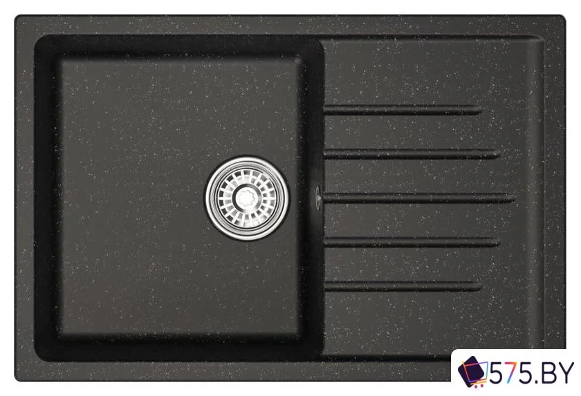 Кухонная мойка Mixline ML-GM19 551982 (черный) в магазине 575.by