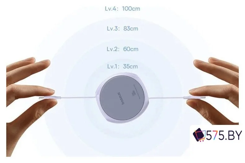 Кабель Baseus Free2Draw USB Type-C - USB Type-C (1 м, фиолетовый) в магазине 575.by