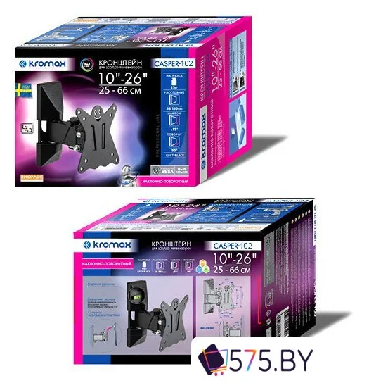 Кронштейн для телевизора Kromax CASPER-102 в магазине 575.by