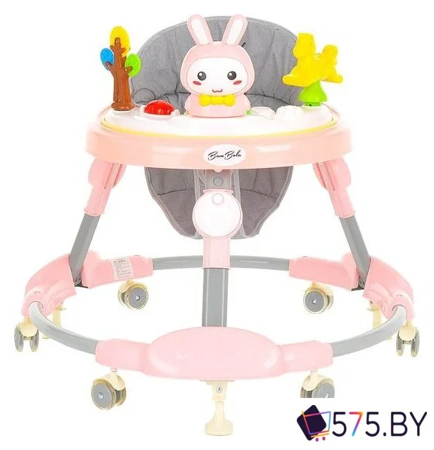 Ходунки BamBola Зайчик 630 (розовый) в магазине 575.by