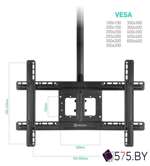 Кронштейн для телевизора Onkron N2L (черный) в магазине 575.by