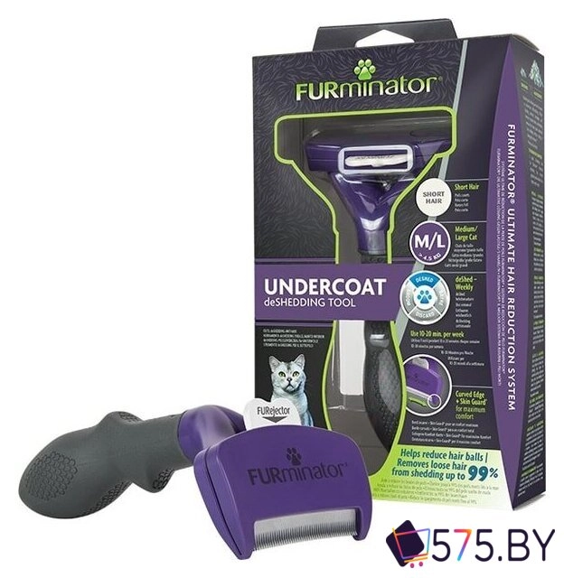 Фурминатор Furminator Undercoat Cat M/L Short Hair в магазине 575.by
