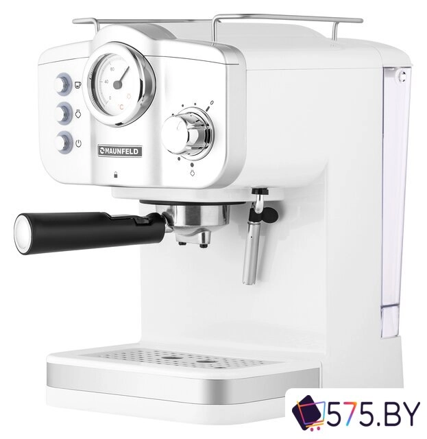 Рожковая кофеварка MAUNFELD MF-735WH Pro в магазине 575.by