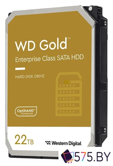 Жесткий диск WD Gold 22TB WD221KRYZ в магазине 575.by