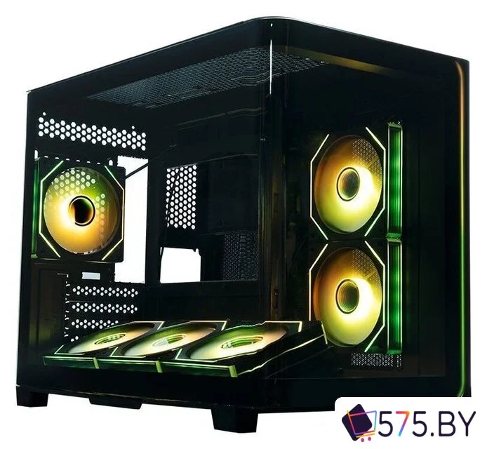 Корпус XASTRA QR600M 6ARGB C10-UC (черный) в магазине 575.by