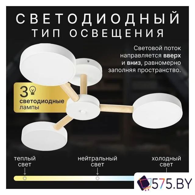 Припотолочная люстра Sundays Home 240924-22 5849 в магазине 575.by
