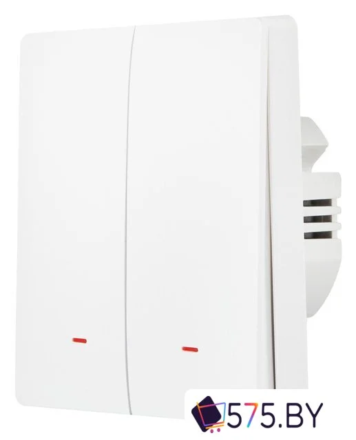 Выключатель Hommyn zigbee 2 клавиши SWZBNN02W (без нейтрали) в магазине 575.by