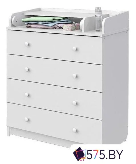 Детский комод Атон Мебель Сириус 804-2 (белый) в магазине 575.by