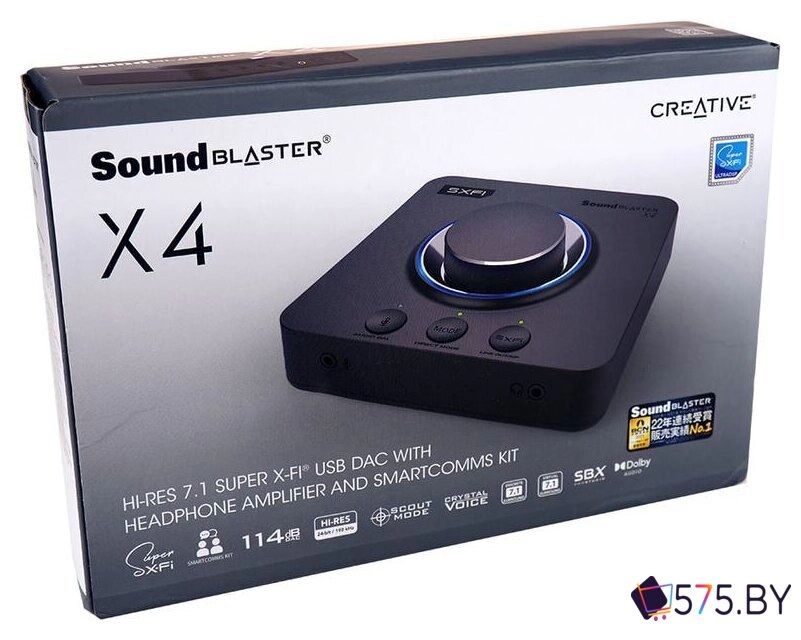 Внешняя звуковая карта Creative Sound Blaster X4 в магазине 575.by