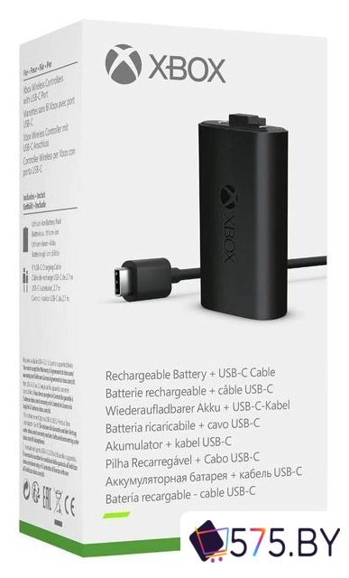 Аккумулятор для геймпада Microsoft Rechargeable Battery + USB-C Cable в магазине 575.by