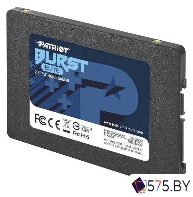 SSD Patriot Burst Elite 120GB PBE120GS25SSDR в магазине 575.by