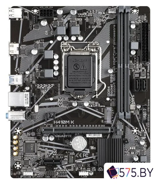Материнская плата Gigabyte H410M K (rev. 2.0) в магазине 575.by