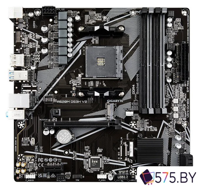 Материнская плата Gigabyte A520M DS3H V2 (rev. 1.0) в магазине 575.by