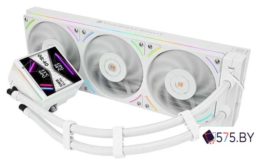 Система жидкостного охлаждения для процессора Thermalright Hyper Vision 360 UB ARGB (белый) в магазине 575.by