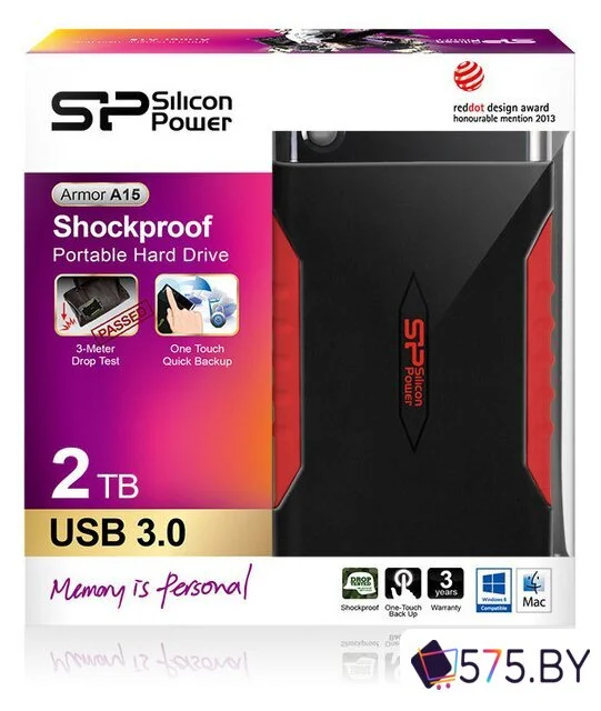 Внешний накопитель Silicon-Power Armor A15 2TB (SP020TBPHDA15S3L) в магазине 575.by