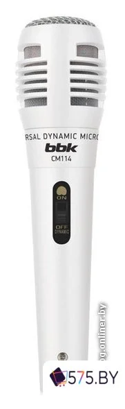 Проводной микрофон BBK CM114 (черный) в магазине 575.by