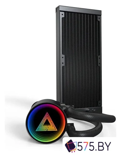 Система жидкостного охлаждения для процессора Montech LightFlow ARGB 240 (черный) в магазине 575.by