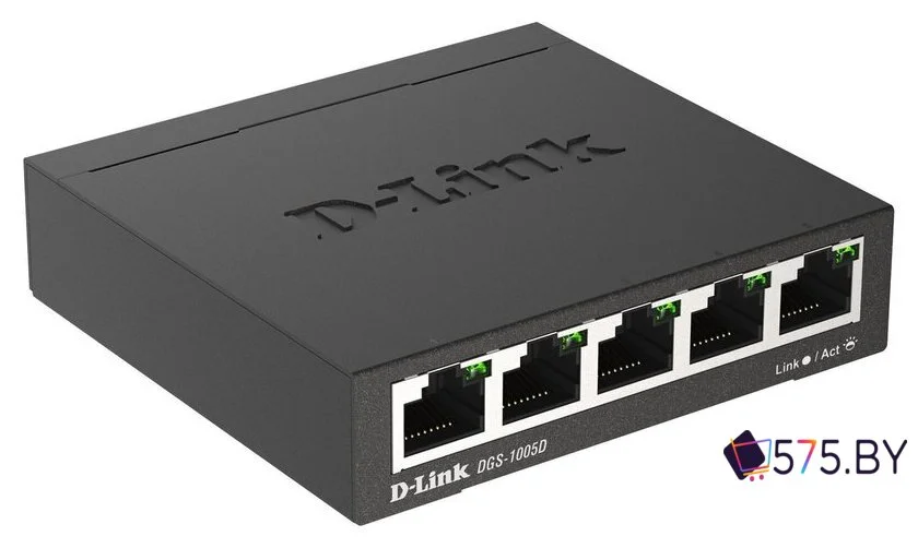 Неуправляемый коммутатор D-Link DGS-1005D/R1A в магазине 575.by