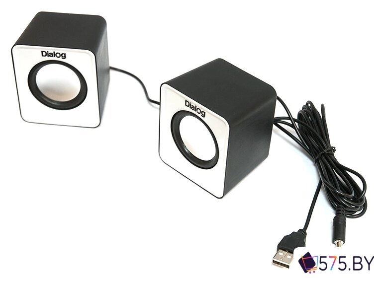 Акустика Dialog AC-02UP (черный/белый) в магазине 575.by