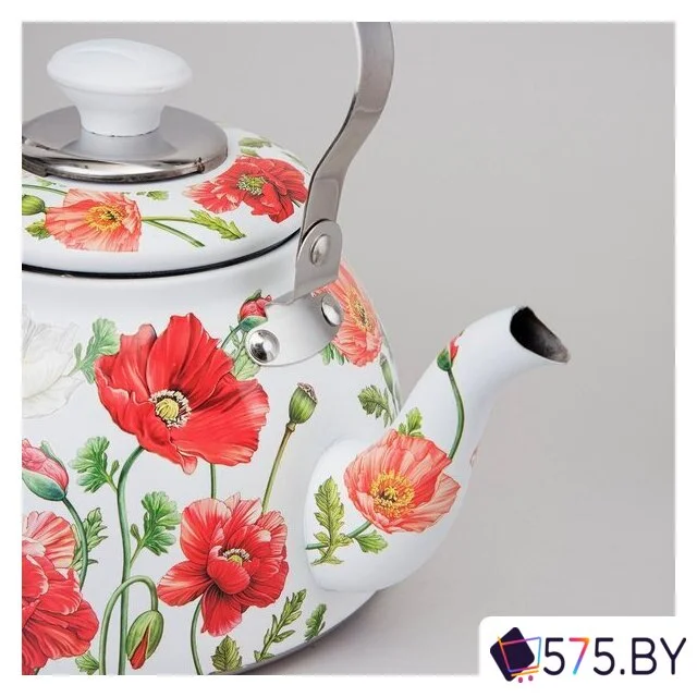 Чайник со свистком Agness Маки 916-436 в магазине 575.by