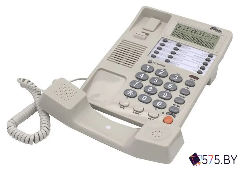 Проводной телефон Ritmix RT-495 (белый) в магазине 575.by