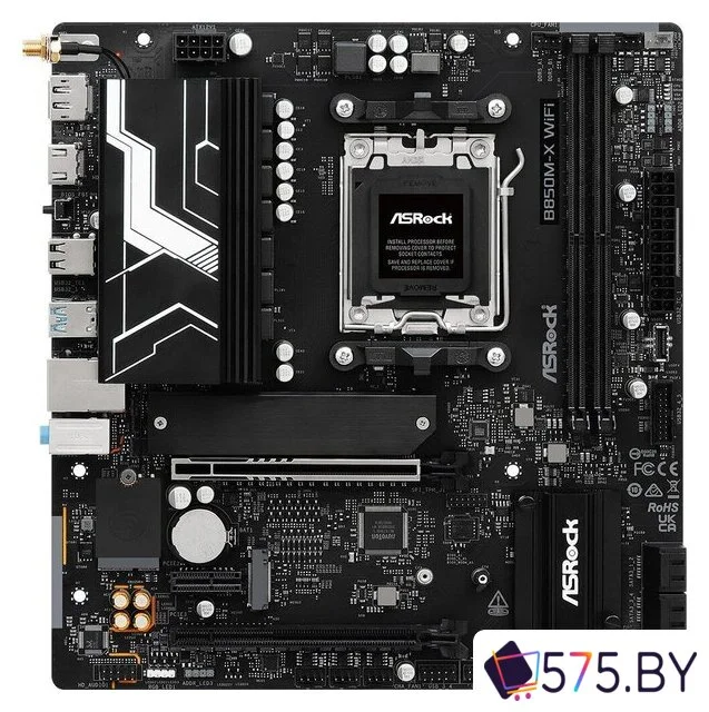 Материнская плата ASRock B850M-X WiFi R2.0 в магазине 575.by