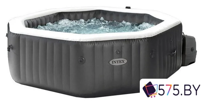 Надувной бассейн Intex Jet & Bubble Deluxe 28458 (201x71) с джакузи в магазине 575.by