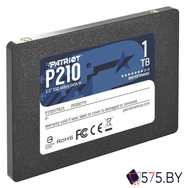 SSD Patriot P210 1TB P210S1TB25 в магазине 575.by