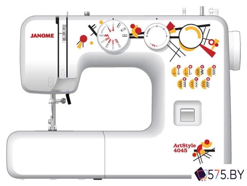 Электромеханическая швейная машина Janome ArtStyle 4045 в магазине 575.by