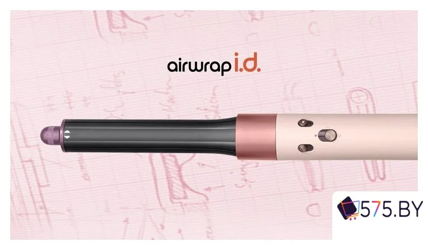 Фен-стайлер Dyson Airwrap Complete Long HS08 i.d. (с переходником на евровилку, керамический розовый/розовое золото) в магазине 575.by