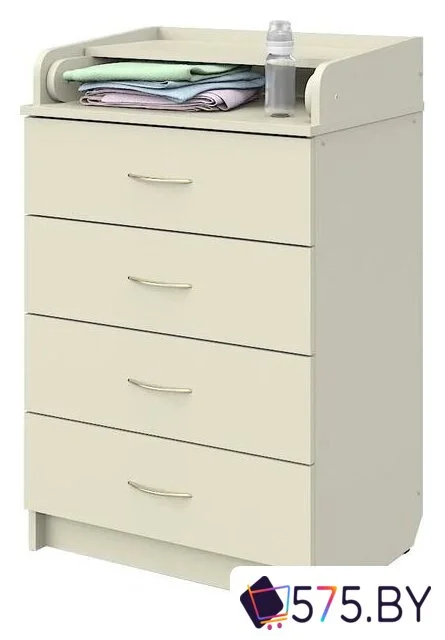 Детский комод Атон Мебель Сириус 604 ЛДСП (слоновая кость) в магазине 575.by