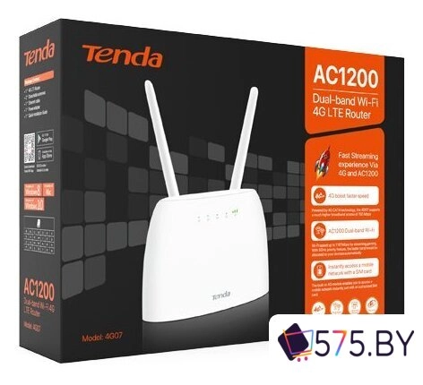 4G Wi-Fi роутер Tenda 4G07 в магазине 575.by