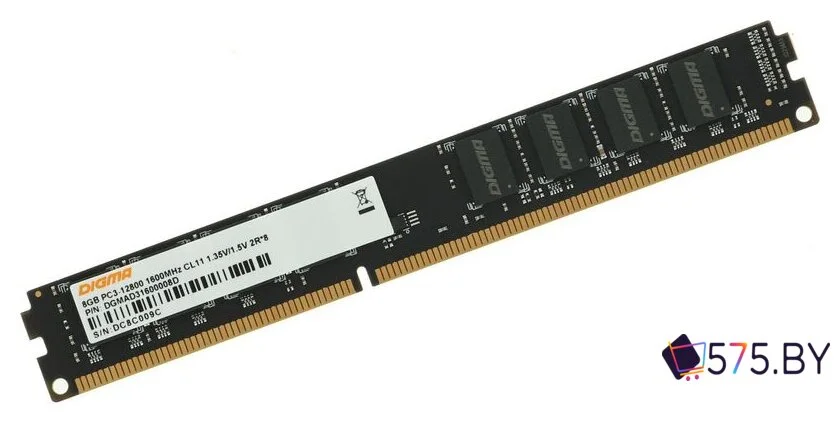Оперативная память Digma 8ГБ DDR3 1600 МГц DGMAD31600008D в магазине 575.by