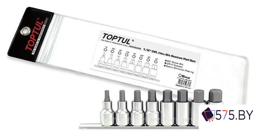 Набор головок слесарных Toptul GBAG0801 в магазине 575.by