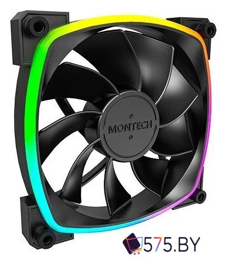 Вентилятор для корпуса Montech RX120 PWM (черный) в магазине 575.by