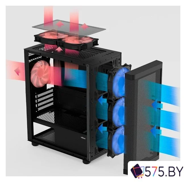 Корпус Zalman M4 SE (черный) в магазине 575.by