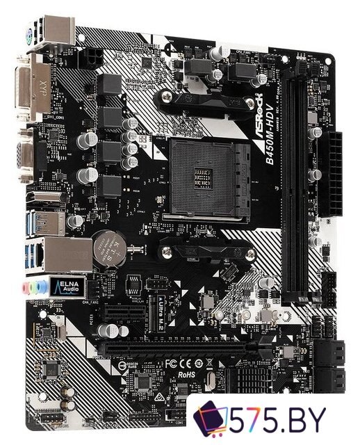 Материнская плата ASRock B450M-HDV R4.0 в магазине 575.by