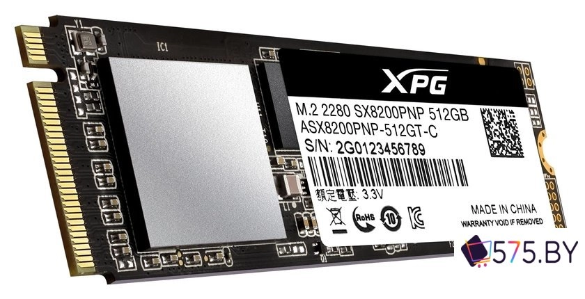 SSD ADATA XPG SX8200 Pro 512GB ASX8200PNP-512GT-C в магазине 575.by