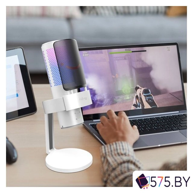 Проводной микрофон FIFINE A9 (белый) в магазине 575.by