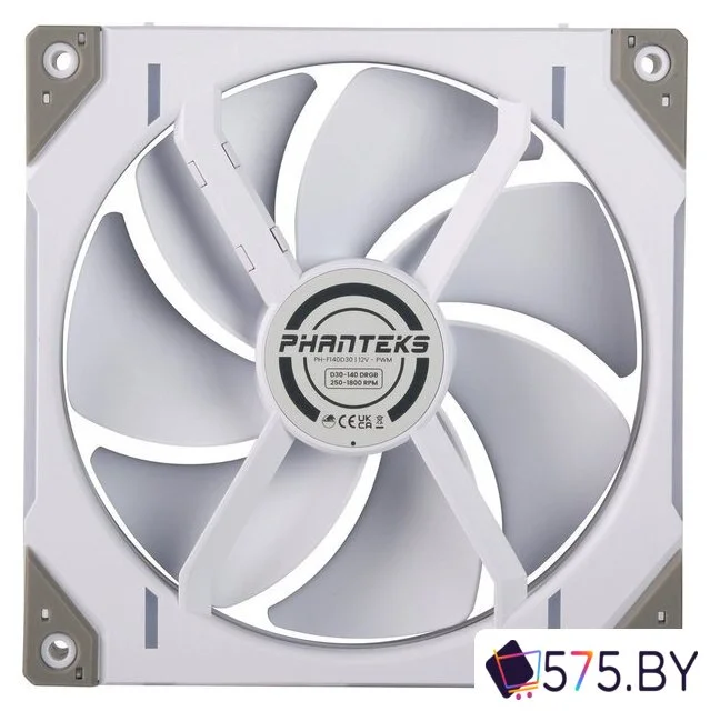 Комплект вентиляторов для корпуса Phanteks D30-140 D-RGB Regular White Triple PH-F140D30_DRGB_PWM_WT01_3P в магазине 575.by