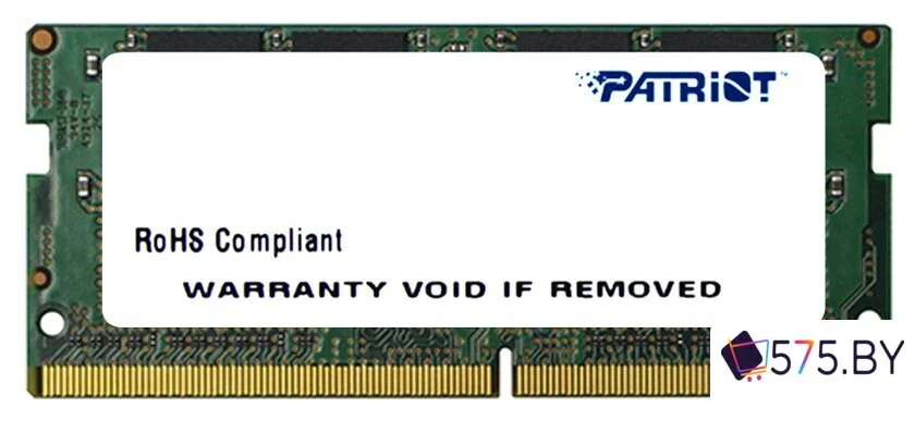 Оперативная память Patriot Signature Line 4GB DDR3 SODIMM PC3-12800 [PSD34G160081S] в магазине 575.by