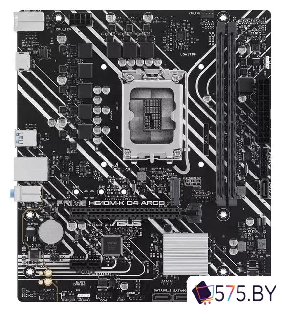 Материнская плата ASUS Prime H610M-K D4 ARGB в магазине 575.by