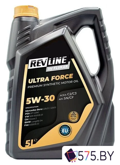 Моторное масло Revline Ultra Force C2/C3 5W-30 5л в магазине 575.by