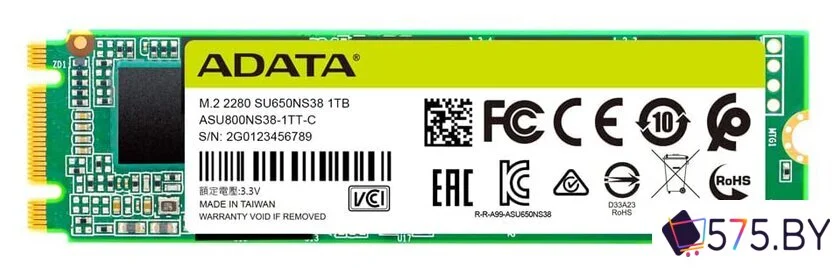 SSD ADATA Ultimate SU650 1TB ASU650NS38-1TT-C в магазине 575.by