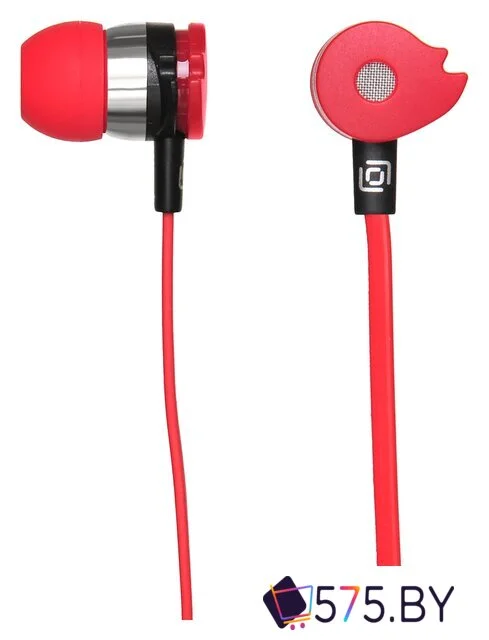 Наушники Оклик HS-S-210 (красный) в магазине 575.by