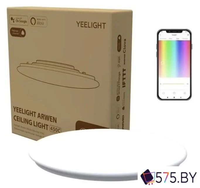 Светильник-тарелка Yeelight Arwen Ceiling Light 450C YLXD013-B в магазине 575.by