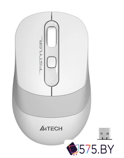 Мышь A4Tech Fstyler FG10S (белый/серый) в магазине 575.by