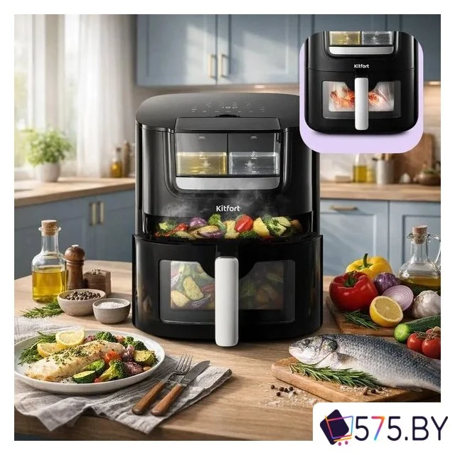 Аэрогриль (аэрофритюрница) Kitfort KT-8159 в магазине 575.by