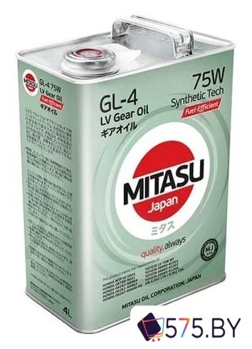 Трансмиссионное масло Mitasu MJ-420 75W 4л в магазине 575.by
